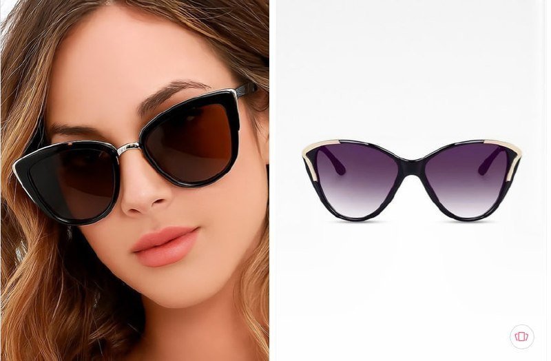 Hayden Haiza Women Cateye Sunglasses With Uv Prote