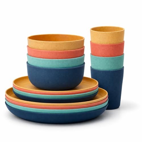 Heimora Wheat Straw Dinner Set (16 Pieces) Ec