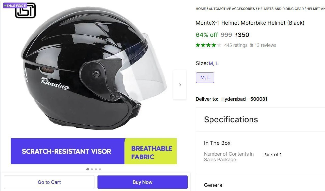 Helmet (black) 350