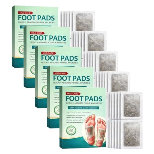 Herbal Detox Foot Pads For Toxin Removal Bamboo Vi
