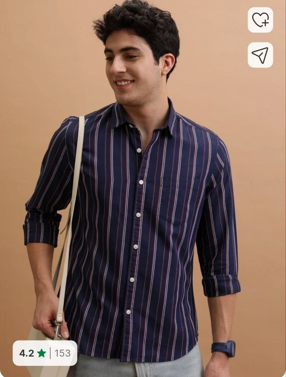 Highlander Stripped Casual Shirt 68
