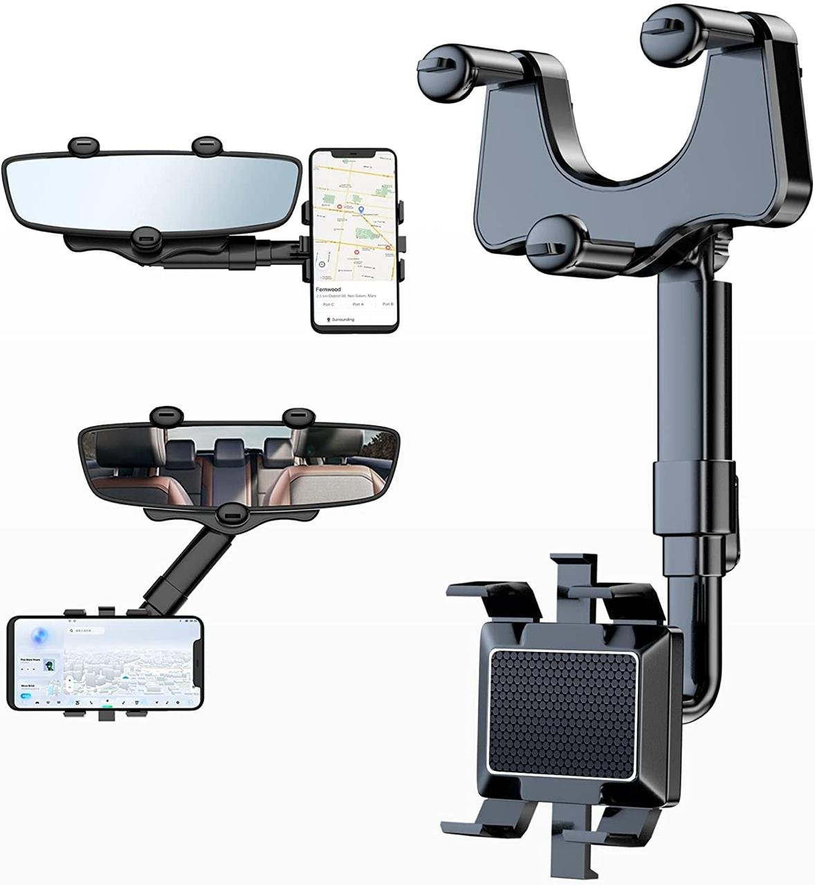 Hold Up 360rotatable And Retractable Car Phone Hol