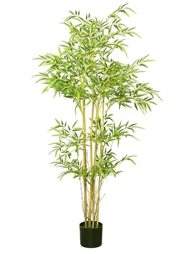 Home Bloom Artificial Bamboo Plant With Pot 150 Cm