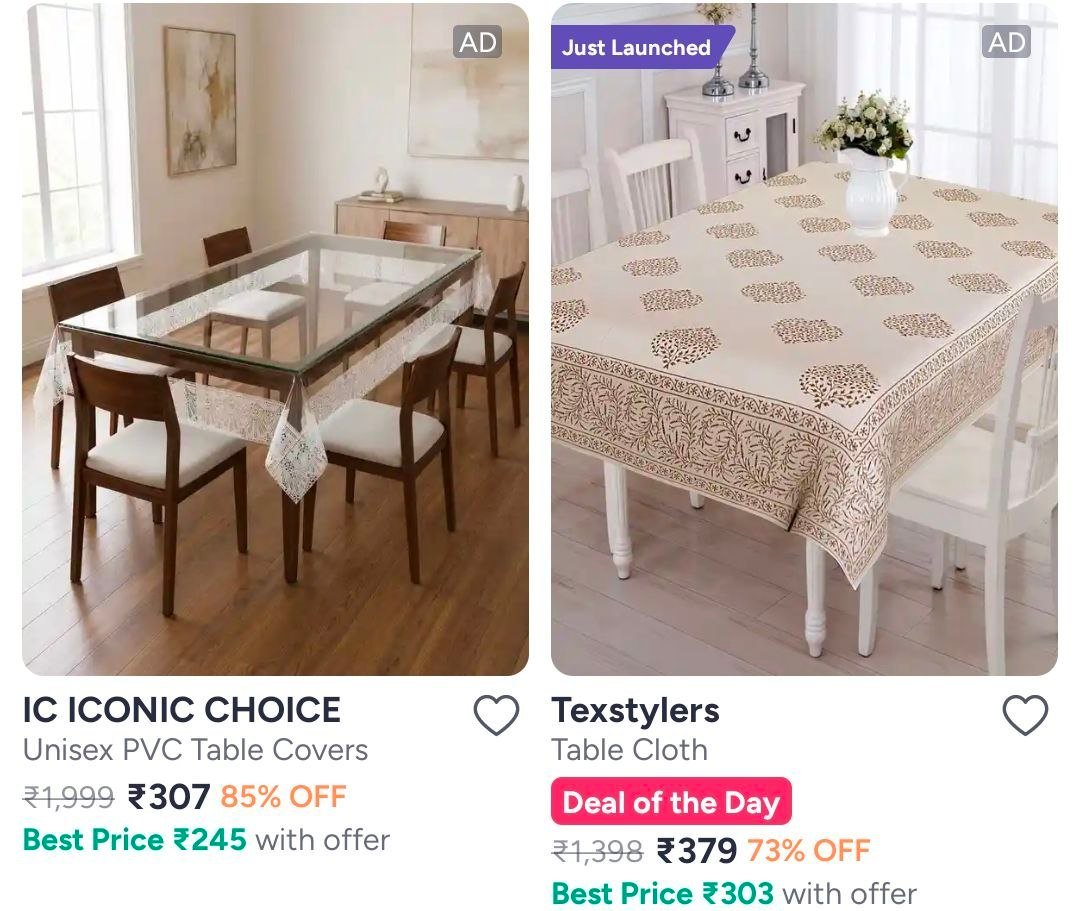 Home Essentials Deals On Myntra Saree Organis