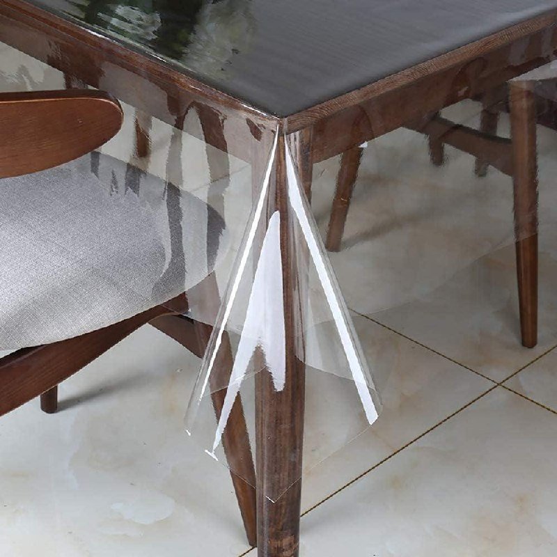 Homerz Premium Transparent Thick Table Cover 