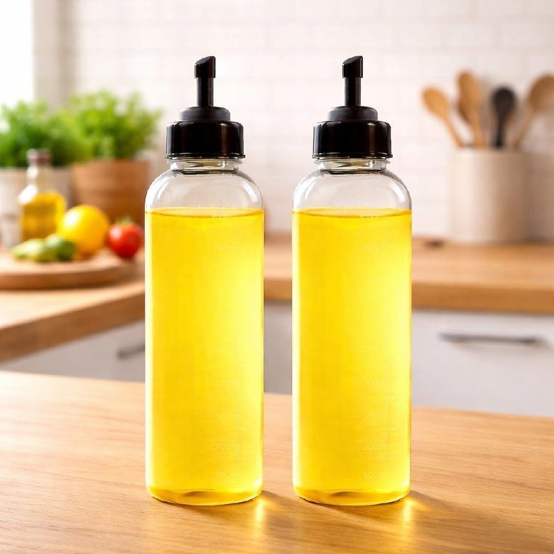 Homewiz Oil Dispenser For Kitchen Plastic Bottle 1