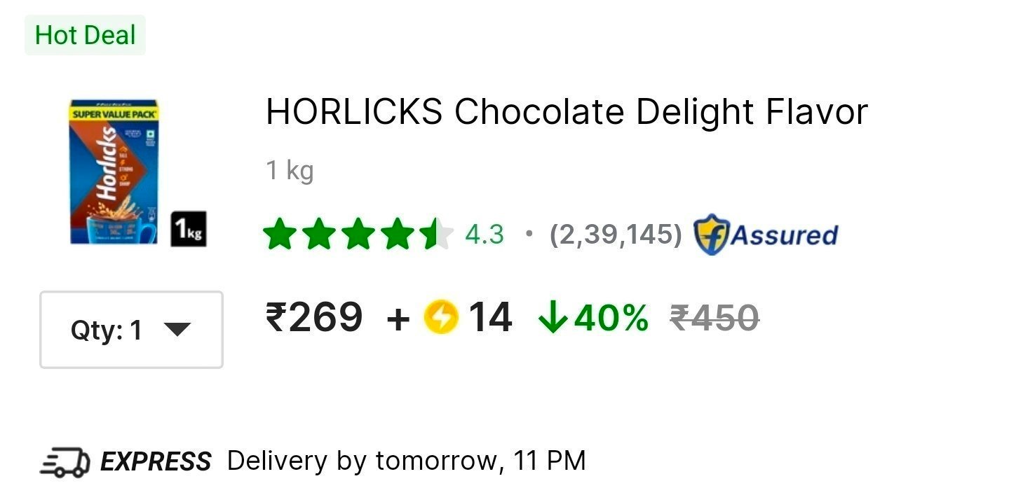 Horlicks 1kg 269 Sc
