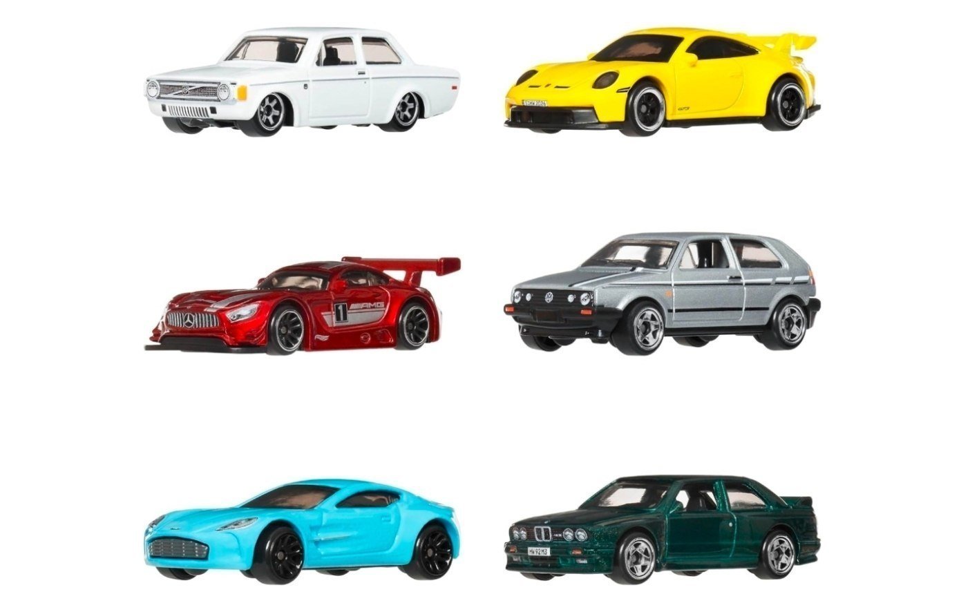 Hot Wheels (set Of 6) At 1999