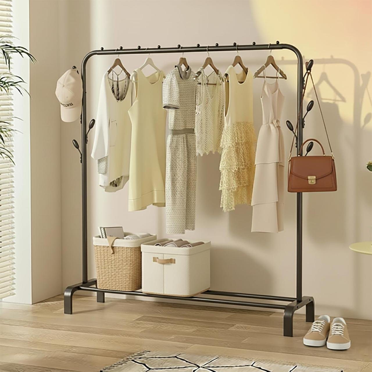 House Of Quirk Heavy Duty Iron Garment Rack W