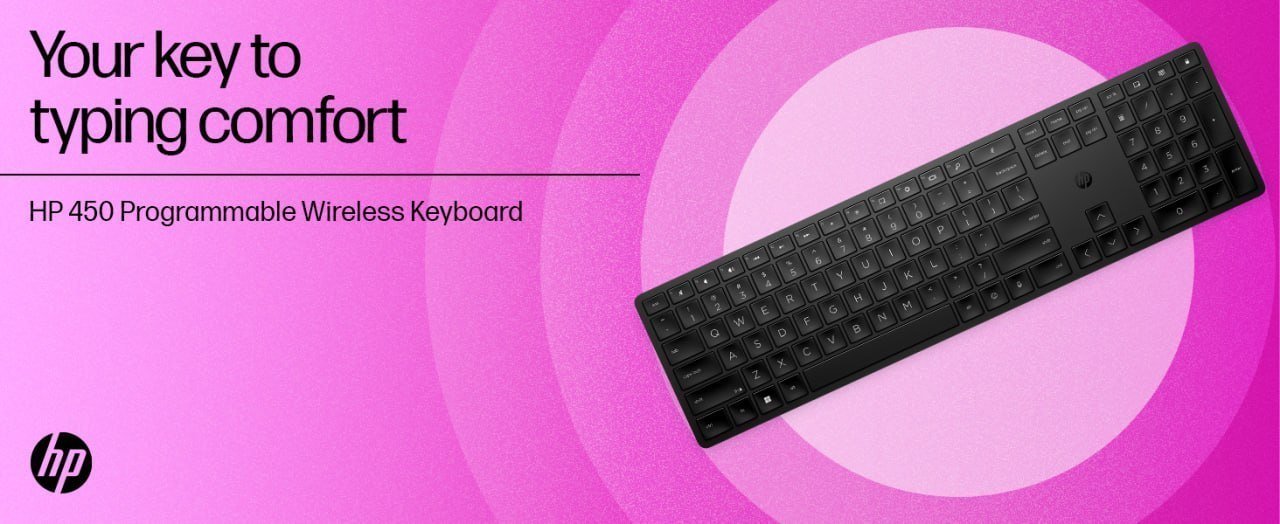 Hp 450 Programmable Wireless Keyboard 1048