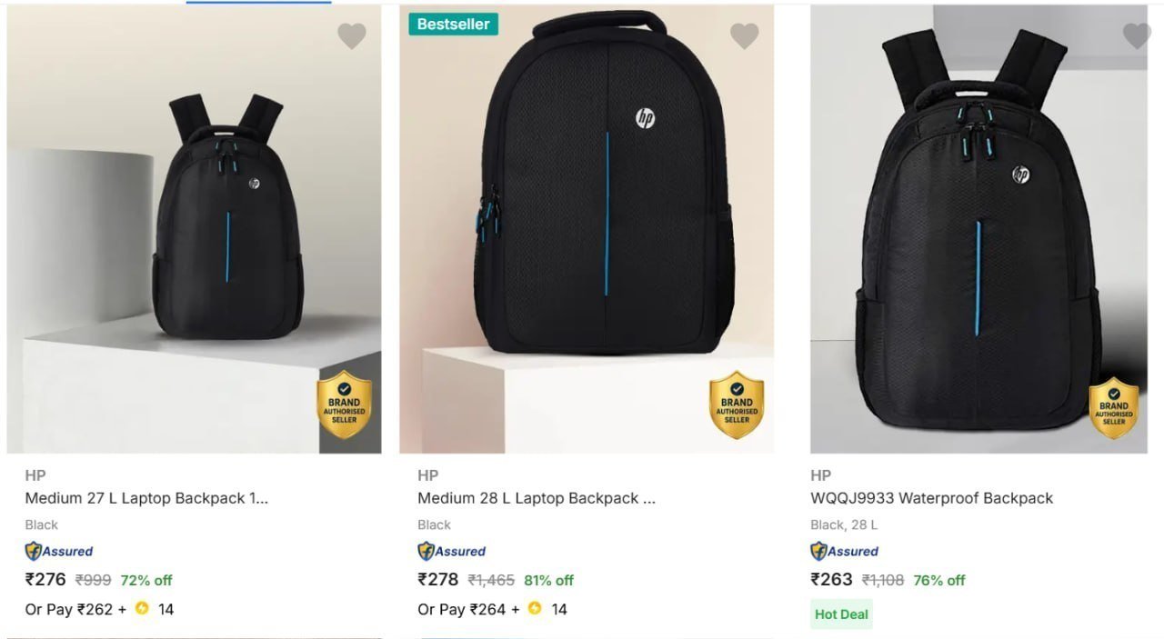 Hp Laptop Backpack Starts 276