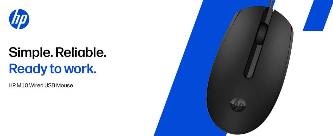 Hp M10 Wired Usb Mouse 215