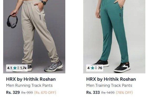 Hrx By Hrithik Roshan Trackpants