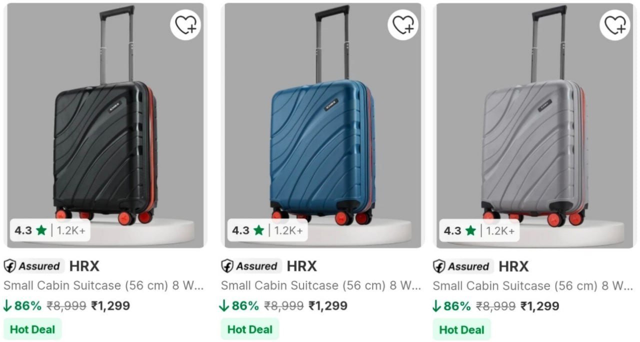 Hrx Suitcase From 1299