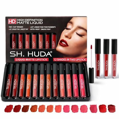 Huda Girl Matte Liquid Lipstick Combo Set Of 12 349 Mrp Save