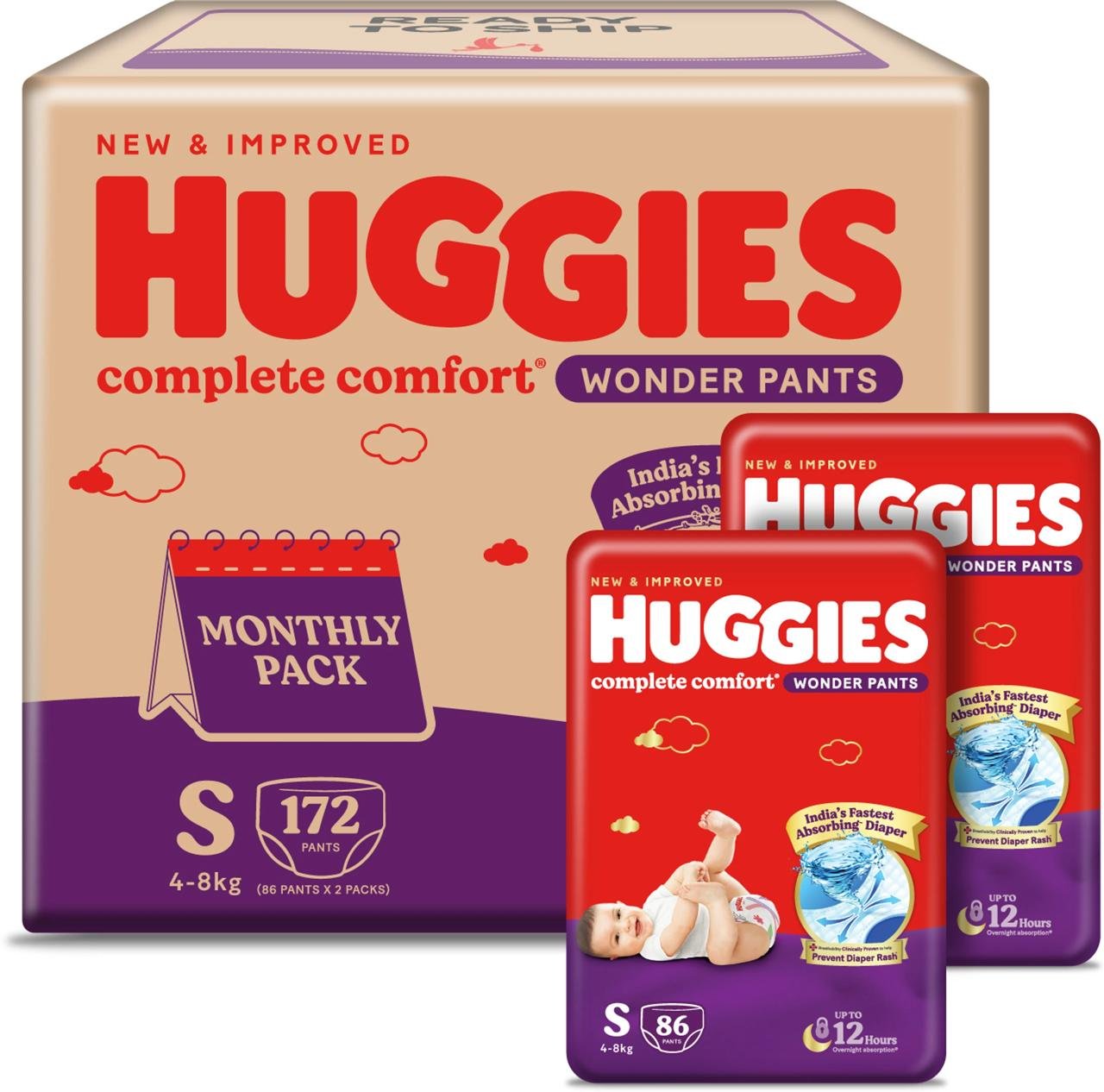 Huggies Complete Comfort Wonder Pants India S