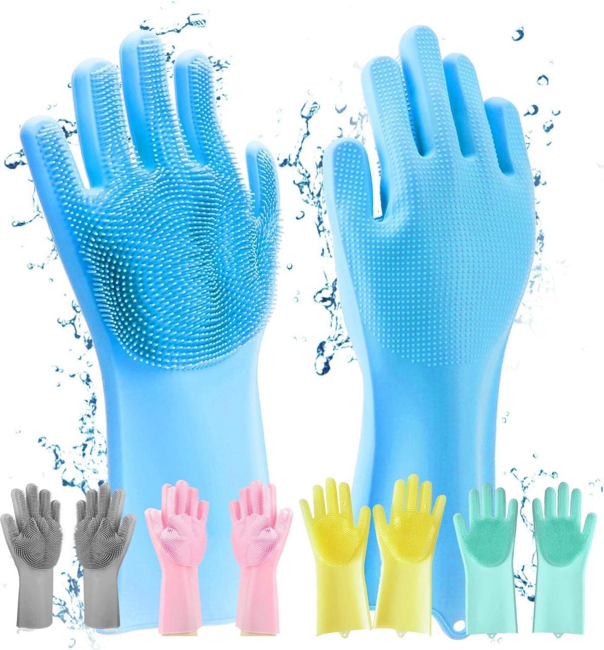 Husb Gloves Magic Silicone Dish Washing Gloves Sil