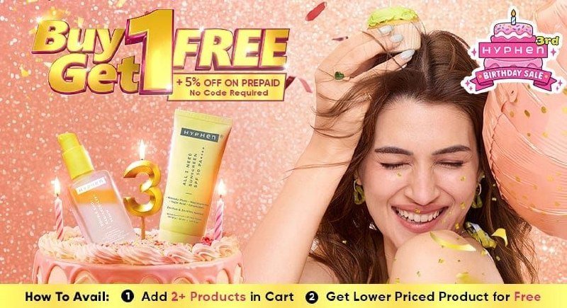 Hyphen Buy 1 Get 1 Freelink Serum Sunscreen Moistu