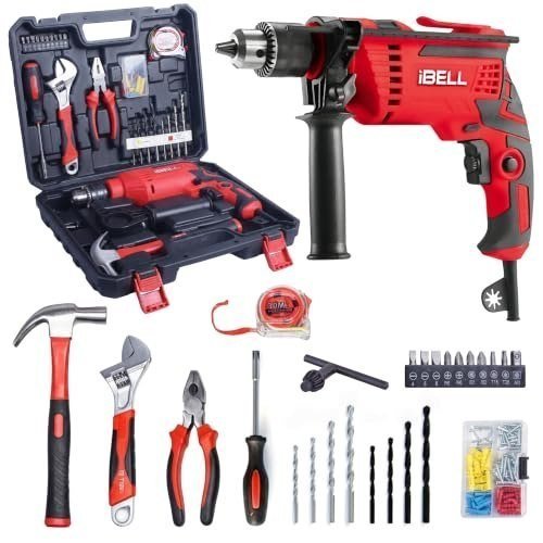 Ibell Professional Tool Kit With Impact Drill