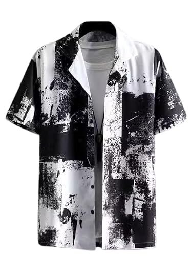 Icome Stylish Men S Half Sleeve Spandex Shirt