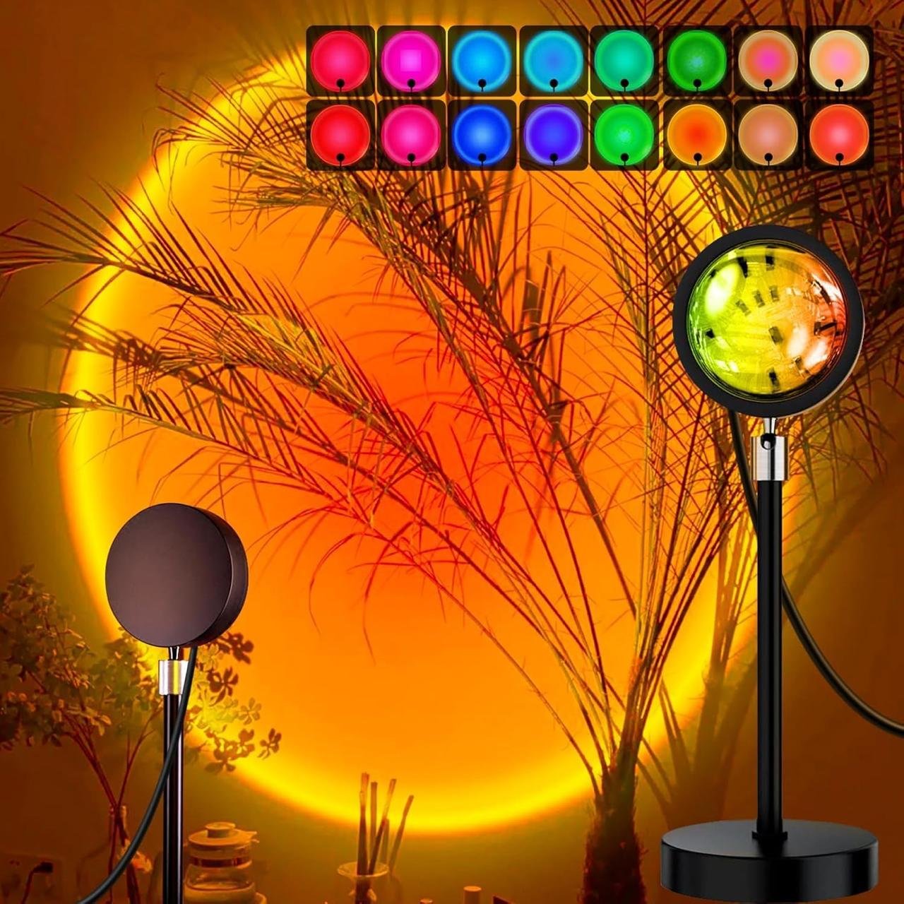 Imnishnay 16-color Led Night Light Sunset Lam