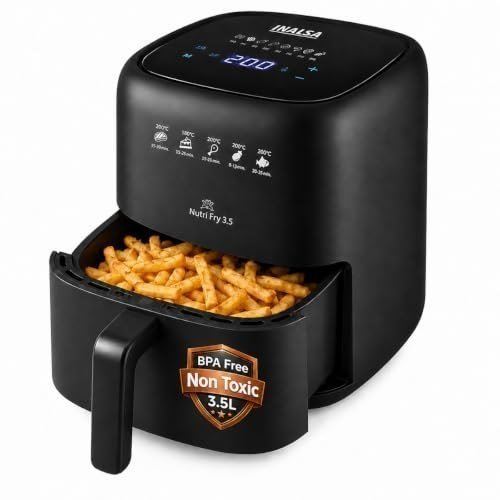Inalsa Air Fryer 3 5l 1400w Non Toxic Digital