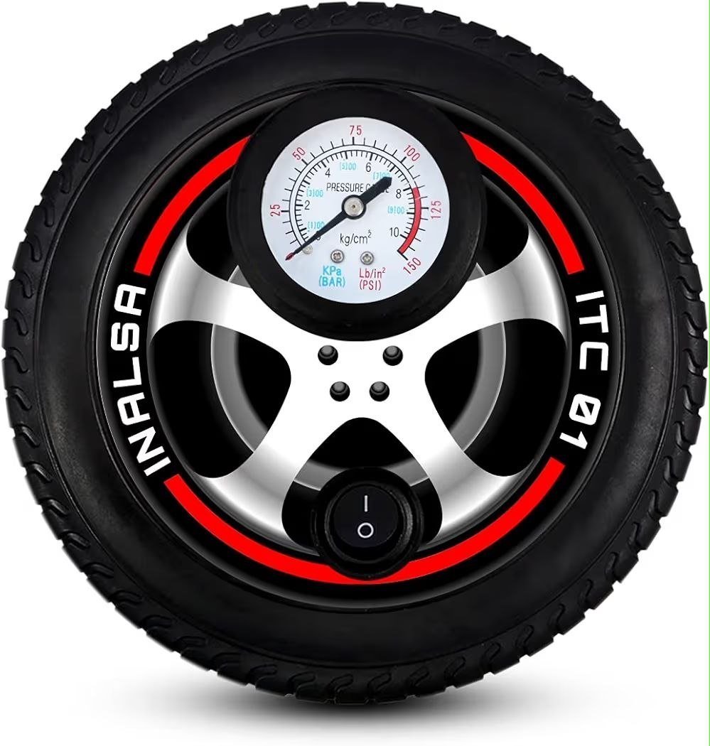 Inalsa Tyre Inflator Itc 01 Compact And Elega