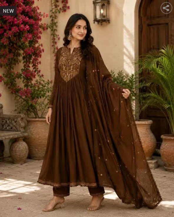 Indie Picks Women Embroidered Anarkali Kurta 