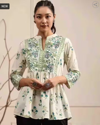 Indie Picks Women Floral Print A-line Tunic 3