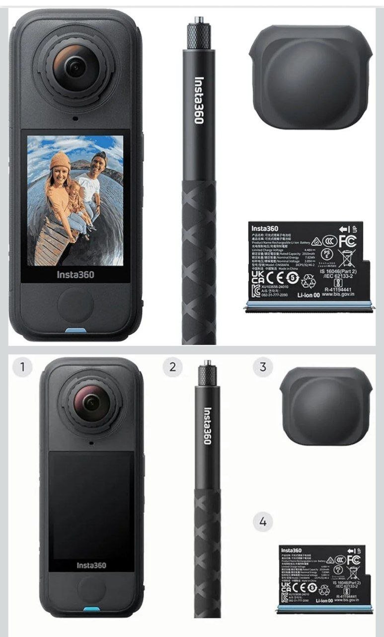 Insta360 X4 Air Starter Bundle - Lightweight 165g 