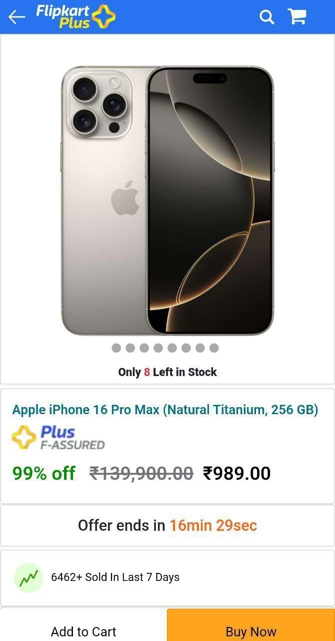 Iphone 16 Pro Max 989