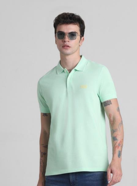 Jack Jones Polo Collar Short Sleeves Cotton S
