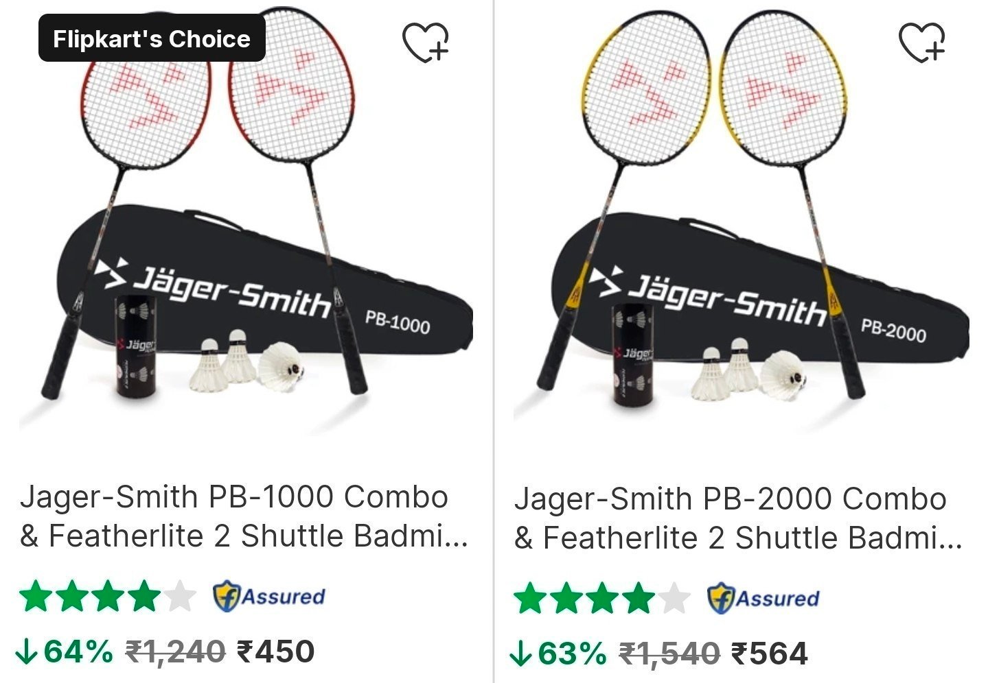 Jager Smith Badminton Kit From 450