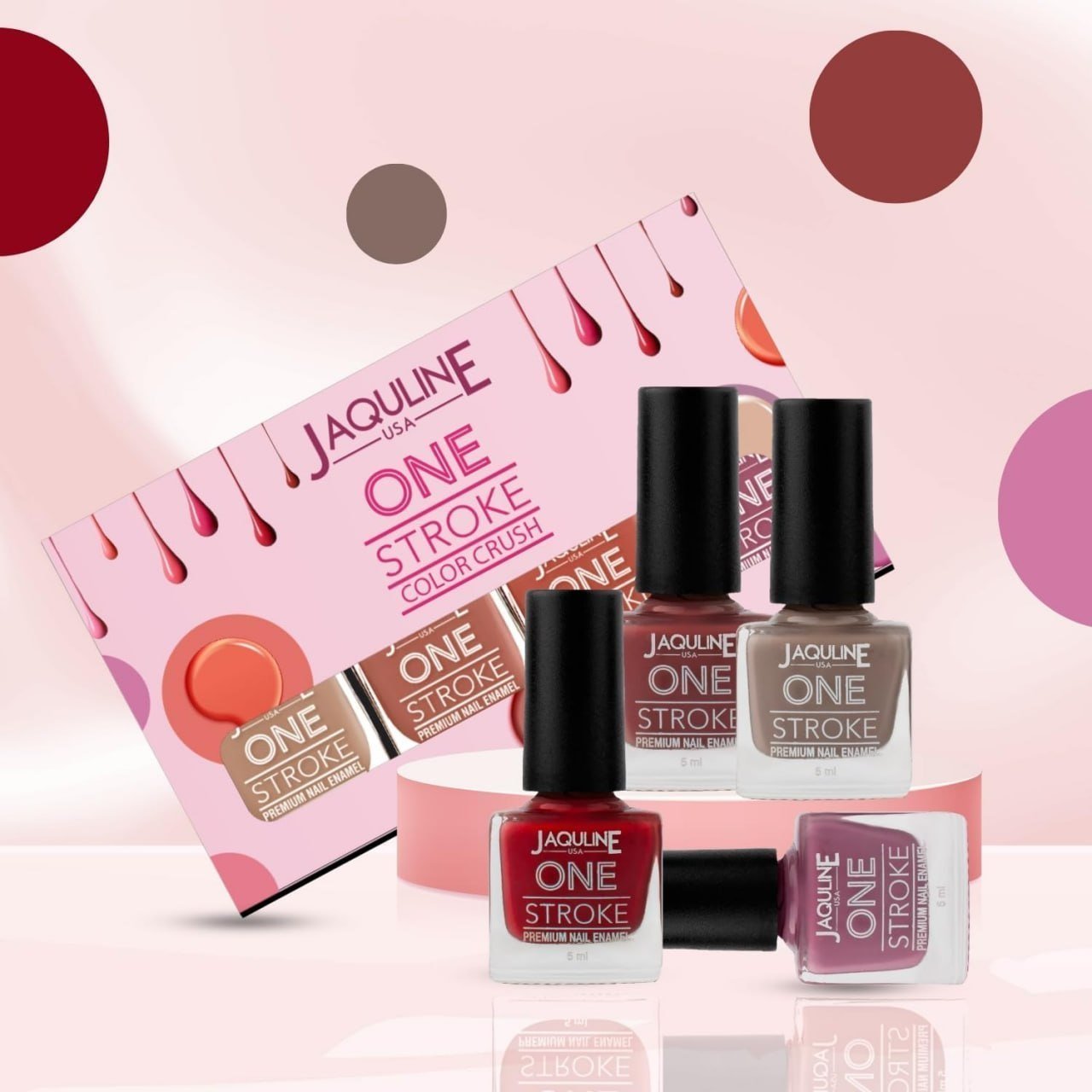Jaquline Usa Color Crush Matte Finish Nail Pa