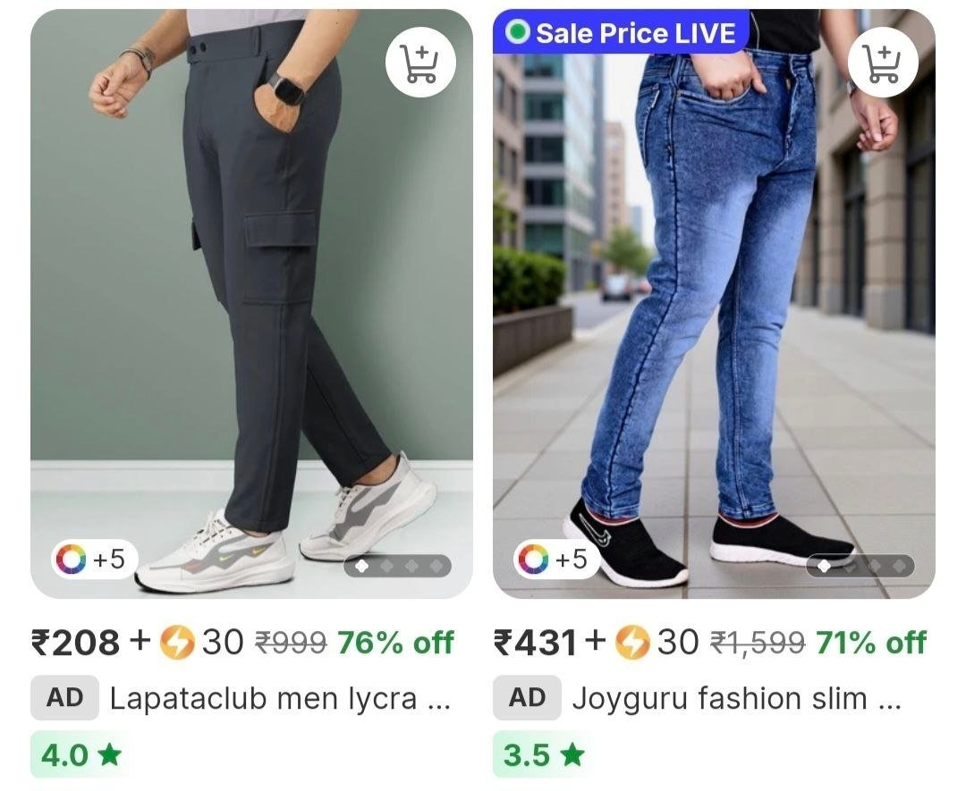 Jeans Cargos From 208