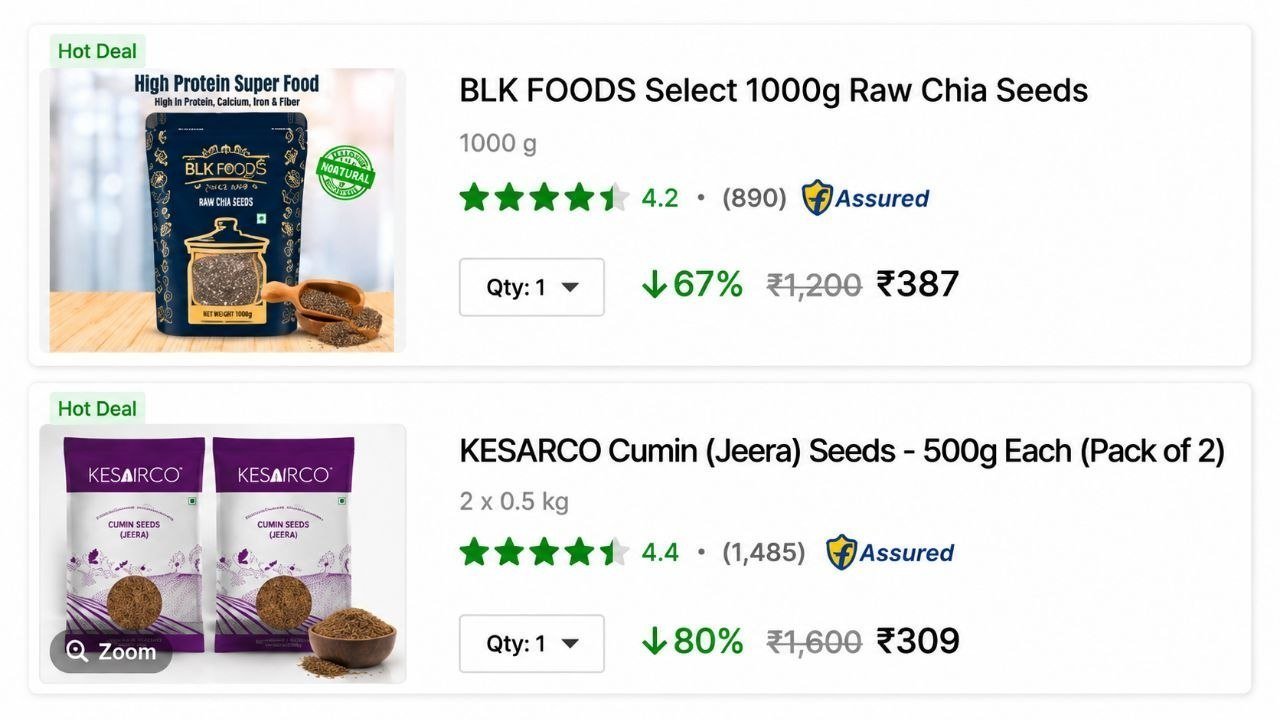 Jeera Chia Seed 1kg At 309