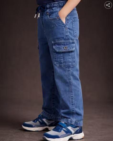 Jfr Boy Straight Fit Jeans With Drawstring Wa