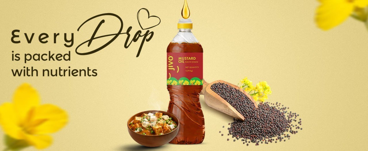 Jivo Mustard Oil 3l Rice Bran Oil 1l 571 Add 