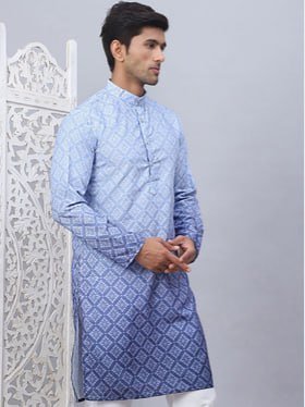 Jompers Ethnic Motifs Printed Straight Kurta 