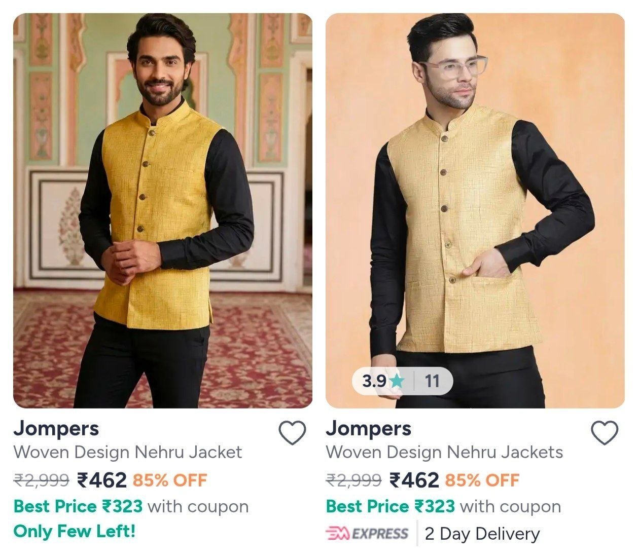Jompers Nehru Jackets