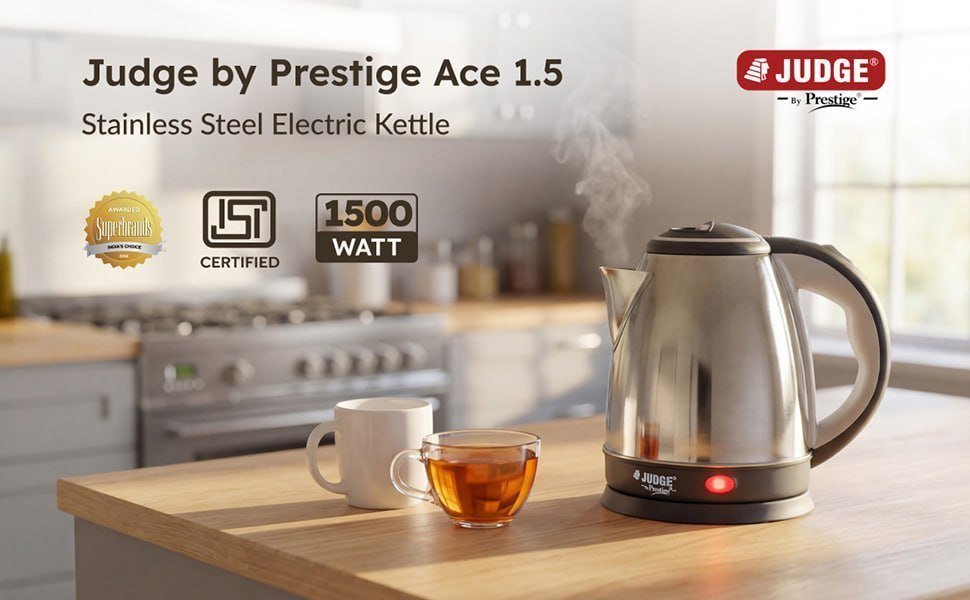 Judge By Prestige 1 5l Stainless Steel Kettle
