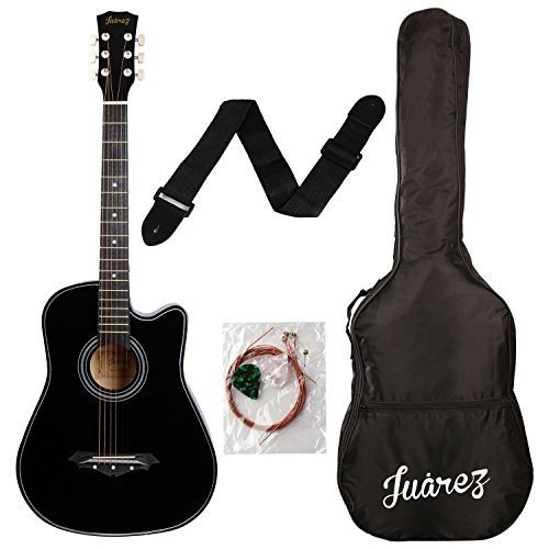 Jurez Acoustic Guitar Kit Jrz38c Bk 38 Inch C