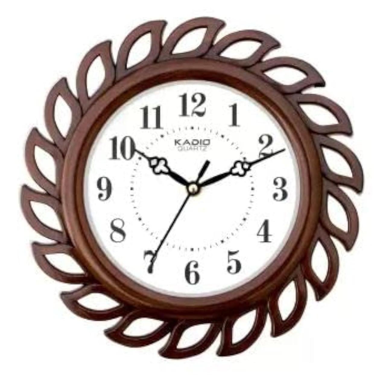 Kadio Analog 24 5 Cm X 24 5 Cm Wall Clock (brown