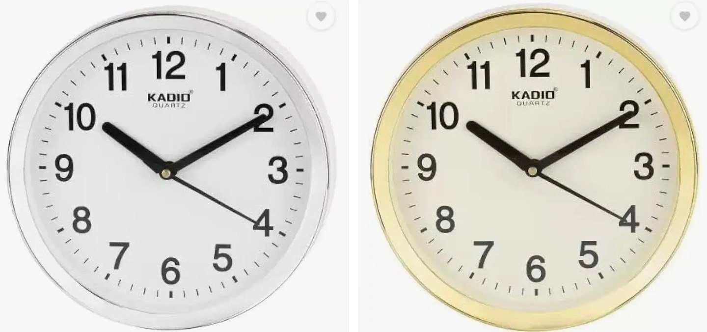 Kadio Wall Clocks From 167