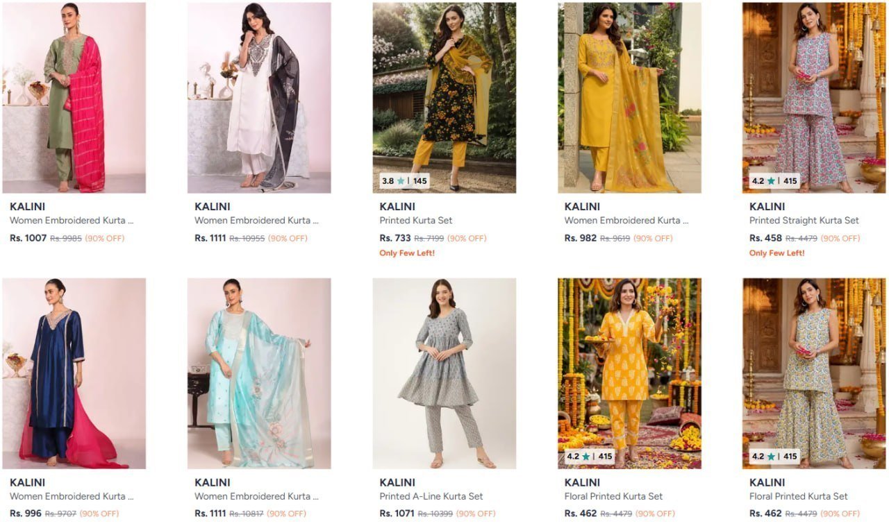 Kalini 90 Kurta Set