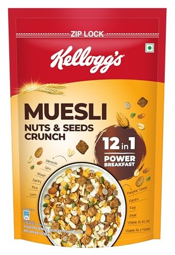 Kelloggs Muesli Nuts Seeds Crunch 950g 1kg (weight