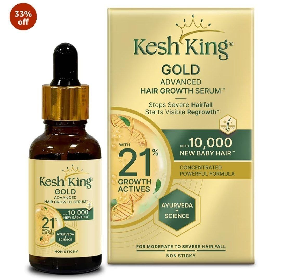 Kesh King Gold Hair Growth Serum (30ml) For M