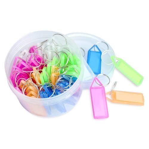 Key Tags Labels 50 Piece Multicolour Tags Pla