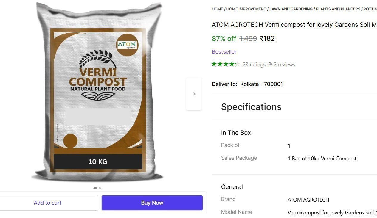 Kg Vermi Compost 182