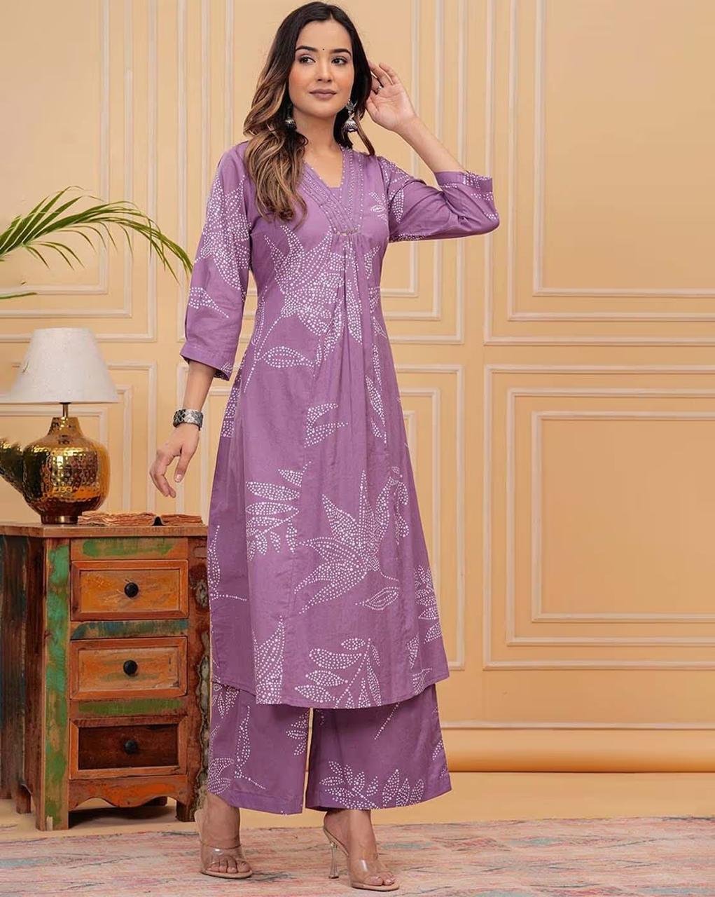 Kiana House Of Fashion Women Leaf Print A-lin